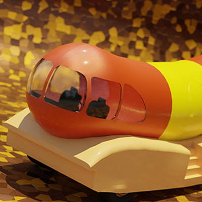 Preview image for my '3D Wienermobile' project